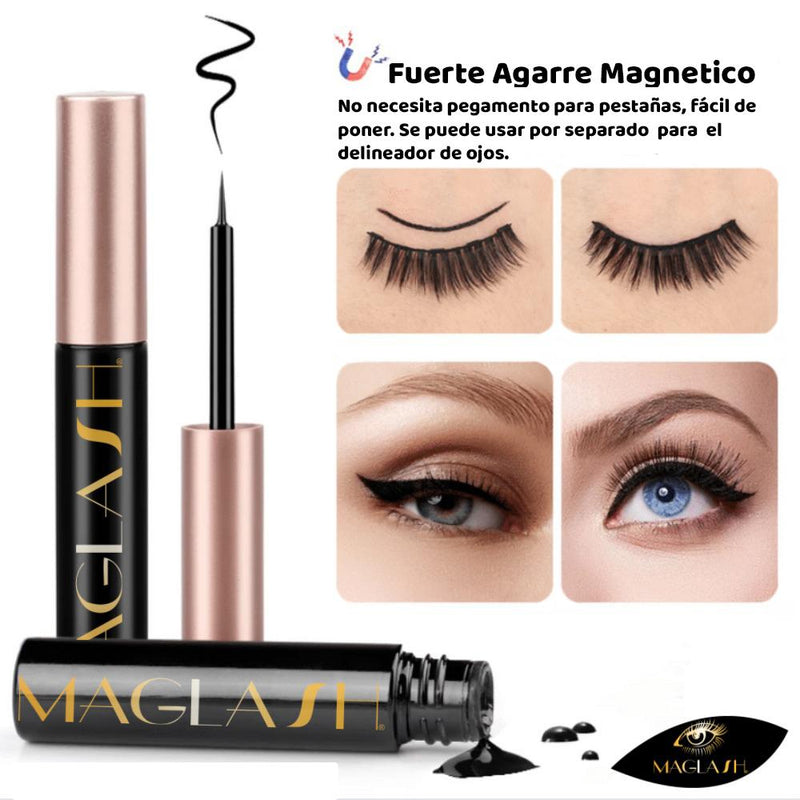 Maglash® Pestañas Naturales Magnéticas